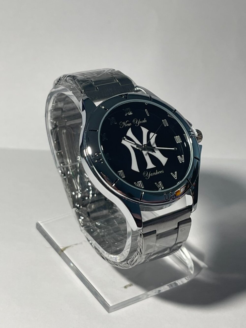 New York Yankees MLB Stainless-steel Men's Watch NEW - Picture 7 of 9